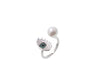 Evil Eye and Pearl Open Ring