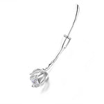 Rose Stem Single Earring