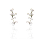 Pearl Ear Crawler Earrings