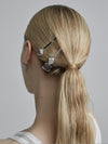 Crystal-Metal Split Hair Pin