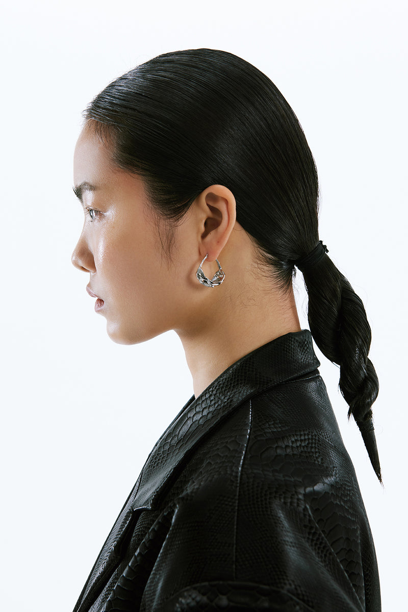 Fluid Hoop Earrings