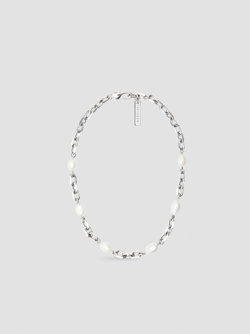 Baroque Pearl Chain Necklace