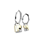 Chocolate Lock Earrings