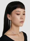 Asymmetrical Pearl Dangle Earrings