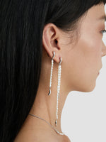 Asymmetrical Pearl Dangle Earrings