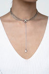 Pinwheel Layered Chain Necklace