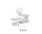 Pearl Wanderlust Wrap Ring