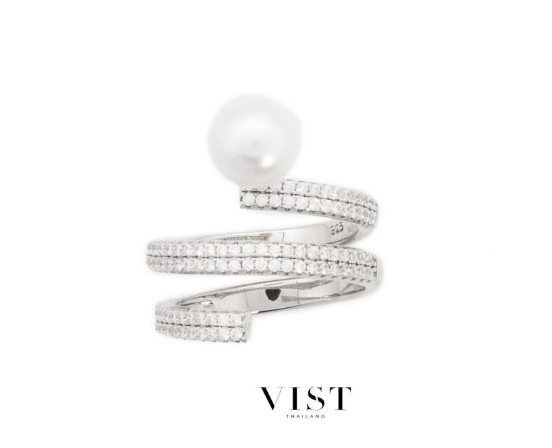 Pearl Wanderlust Wrap Ring