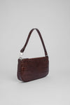 Rachel Croco Embossed Leather Bag