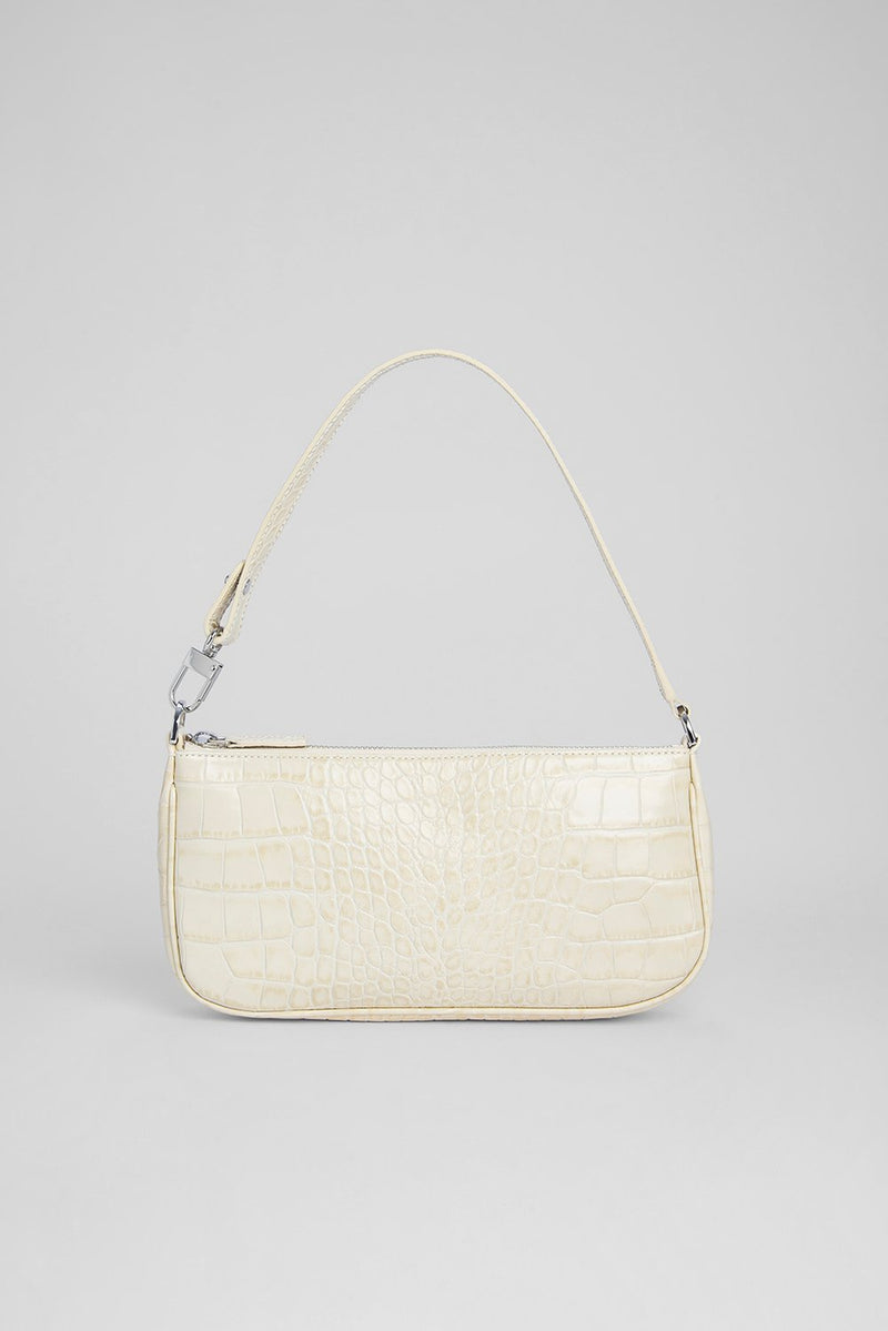 Rachel Croco Embossed Leather Bag