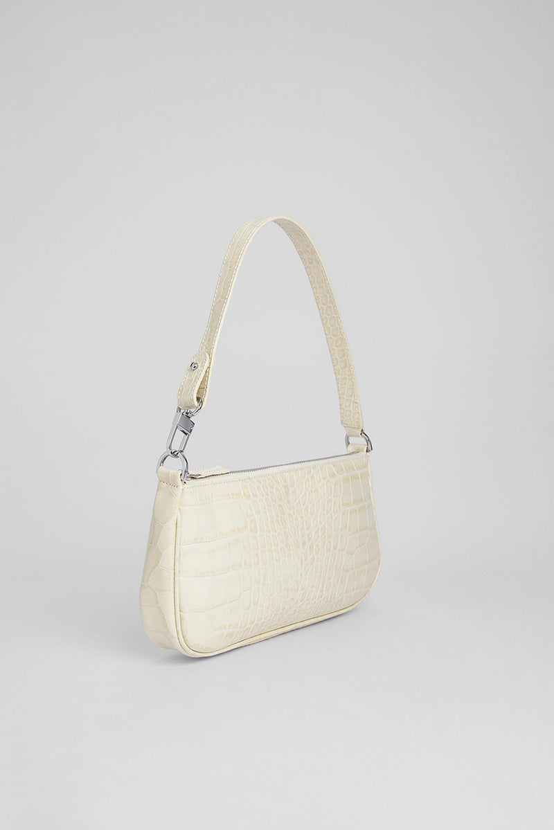 Rachel Croco Embossed Leather Bag