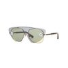 Interchangeable Lens Metal Aviator Sunglasses