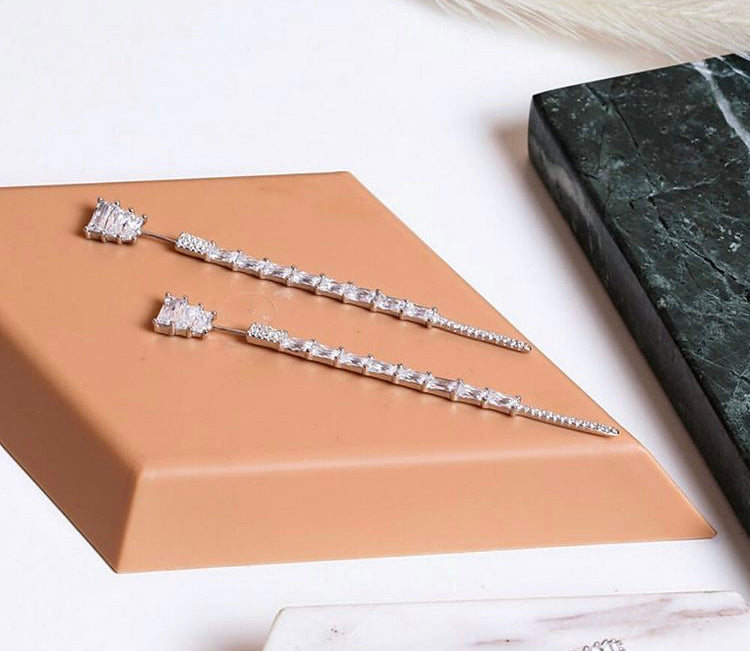 Diamond Spike Earrings