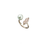 Pearl Lip Open Ring