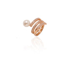 Pearl Wanderlust Wrap Ring