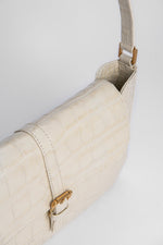 Miranda Croco Embossed Leather Bag