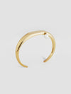 Flat Front Cuff Bracelet with Pearl