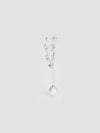 Chain Dangle Earring with Pearl Drop