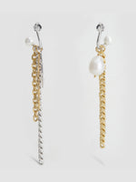 Chain Asymmetrical Dangle Earrings