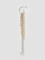 Chain Asymmetrical Dangle Earrings