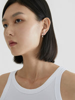 Double-Sided Pearl Earrings