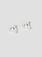 Double-Sided Pearl Earrings