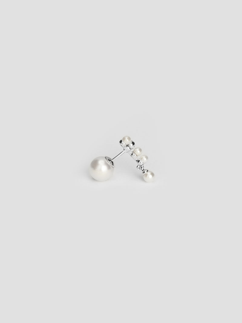 Double-Sided Pearl Earrings