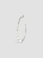 Pearl Hoop Earrings