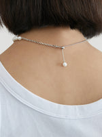 Pearl Chain Stitching Necklace