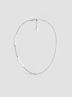 Pearl Chain Stitching Necklace