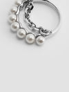 Pearl Ring with Chain
