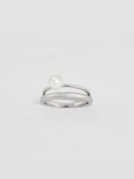 Double Layer Pearl Ring