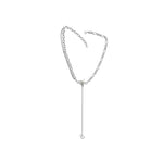 Pinwheel Layered Chain Necklace