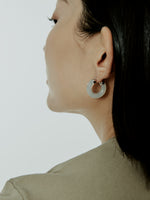 Peace Buckle Hoop Earrings